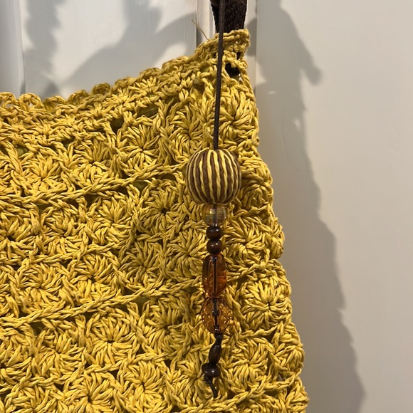 VINTAGE STRAW DIED BAG - Picture 4 of 8